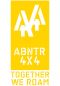 Preview: 2 Stück große "ABNTR4X4" Aufkleber für Fahrzeugtüren "gelb"